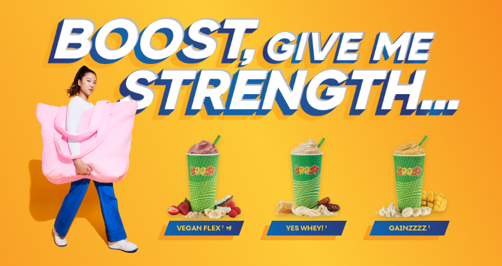 NEW Boost, Give Me Strength - Boost Juice