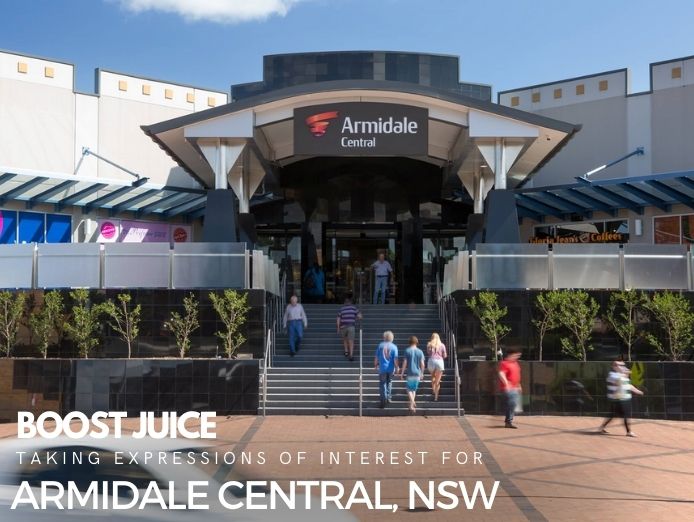 Taking expressions of interest – Boost Juice Armidale Central, NSW